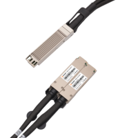 Câble de dérivation passif DAC AI Server Rack 800G OSFP vers 2x400G QSFP112 pour cluster GPU HPC InfiniBand NDR