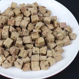 อาหารสัตว์เลี้ยงแบบแช่แข็งอบแห้ง คุณภาพพรีเมียม ปราศจากน้ำตาล ไม่ใช่พืชพันธุ์ดัดแปลงพันธุกรรม ผลิตจากตับวัวออร์แกนิก สำหรับสุนัขและแมว |   อาหารสัตว์เลี้ยง OEM/ODM ผลิตในจีน <span class=keywords><strong>เนื้อ</strong></span>สด - Product Image 3