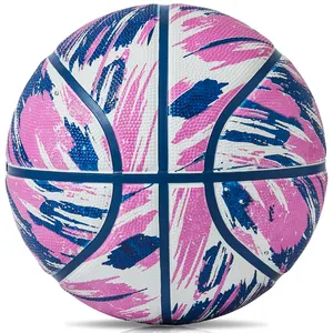 Basketball Oem Basketball Official Custom Logo Size 5 Outdoor Rubber Basketball Printing