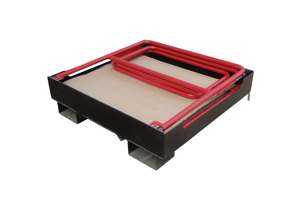 Plataforma de trabajo aéreo de acero duradero de alta resistencia, capacidad de 1000 libras, montacargas, jaula de seguridad, mesas elevadoras, tipo de producto - Product Image 3