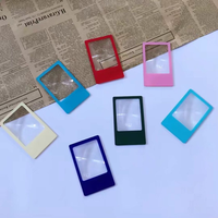 Custom PVC Handmade Fashionable Reading Wallet Credit Card Sized Magnifiers with 3X Fresnel Lens for Promotion