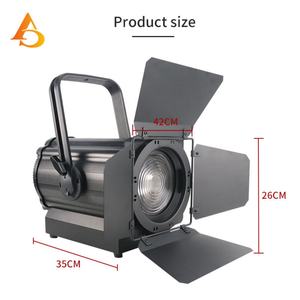 AICPOSE Nuevos Productos: Luz Fresnel LED de 300W para Escenario, Iluminación RGBWA UV DMX, Luz Fresnel de Video - Product Image 3