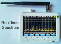 Analyseur de spectre portable, détecteur de signal RF Explorer à écran 5 pouces, 30 MHz-6 GHz, pour la détection des drones