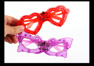 Occhiali LED Luminosi per Feste Notturne, Occhiali Lampeggianti per Bambini con Luci LED, Occhiali Fluorescenti per Feste al Buio - Product Image 6