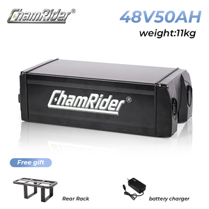 <span class=keywords><strong>Batterie</strong></span> de vélo électrique Chamrider haute capacité pour porte-bagages arrière, packs de batteries polymères 48V 32Ah 50Ah 25Kwh - Product Image 2