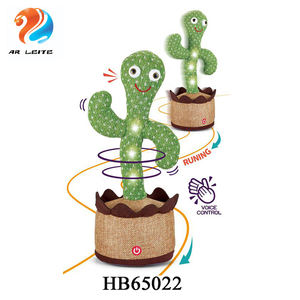 Jouet en peluche électronique populaire, jouet amusant, danse, conversation, <span class=keywords><strong>marche</strong></span>, Cactus, poupée avec lumière, nouvelle collection 2022 - Product Image 1