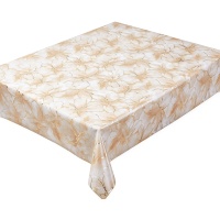 Nappe élégante de luxe imprimée en PVC blanc pur et gris, écologique, durable, de qualité alimentaire, imperméable, personnalisable, pour intérieur