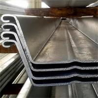 Fabricación en Fábrica, Suministro de Tablestacas de Acero Laminadas en Frío Tipo Ligero Q235B EH32 Estándar ASTM de 6m, 9m y 12m para Construcción