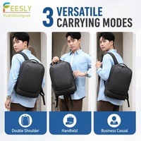 Sac à dos d'affaires personnalisé avec logo, fermeture éclair, compartiment pour ordinateur étanche et antichoc, durable, pour le bureau et les voyages