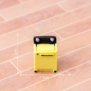 Mini-ornements de micro-paysages en gros, accessoires en résine DIY pour maison de poupée, appareils électroménagers rétro (TV, radio) - Product Image 5