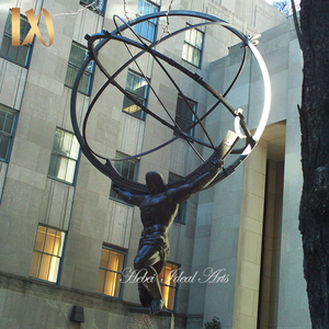 Escultura Personalizada, Escultura <span class=keywords><strong>de</strong></span> Tamaño Real, <span class=keywords><strong>Estatua</strong></span> <span class=keywords><strong>de</strong></span> <span class=keywords><strong>Atlas</strong></span> <span class=keywords><strong>de</strong></span> Bronce - Product Image 3