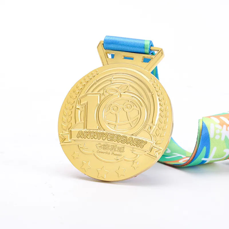 निर्माता कस्टम पदक गोल्ड रनिंग मैराथन पदक जस्ता मिश्र धातु 3 डी खेल पुरस्कार पदक
