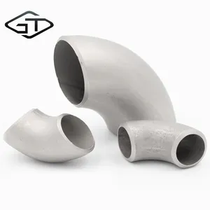304 304l stainless steel 1.5 inch 1.3d 1/2 elbow steel 90 degree short radius butt welding pipe seamless elbow for shipbuilding