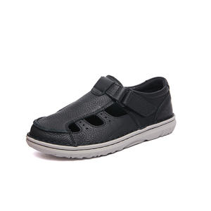 Sandalias de Cuero Genuino para Hombre, Cerradas, Cosidas a Mano, Verano 2026, Cómodas, con Velcro, Duraderas, para Hombres de Mediana Edad - Product Image 5
