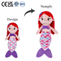 Boneka Putri Kartun Kecil Bahan Katun Lembut Boneka Kain Putri Duyung Halloween Anak-Anak Imut Idol Kawaii Kpop Gadis Anime Boneka Plush 10Cm