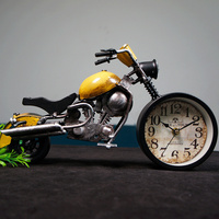 Jam Alarm, buatan tangan, Vintage, sepeda motor, Model Jam, Jam Alarm, aksesoris dekorasi dinding