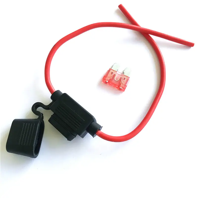 In-Line custom 12awg 30cm wire length ATC ATO Fuse Holder with 40A fuse