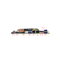 Carte mère ELSKY 4K 2026 QM6000 I5 6300HQ avec PCI-E X16, chipset HM170/HM175, protocole M.2 SSD SATA/NVME
