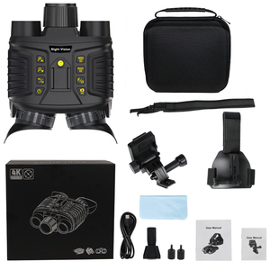 סין מפעל nv8360 ראש רכוב ראיית לילה משקפי משקפת היקף מצפן 4k וידאו עבור 7 מנורת אינפרא אדום ב 980ft חושך - Product Image 4