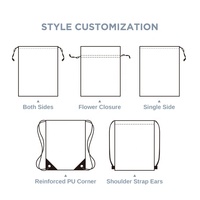 Sacs à poussière en tissu non tissé écologiques personnalisés Huahao avec cordon de serrage pour chaussures en tissu non tissé