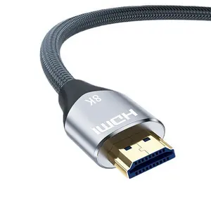 Ultra High Speed 8K HDMI Kabel 4K 120Hz HDMI zu HDMI Geflochtenes Kabel Kompatibel mit Roku TV PS5