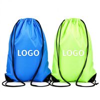 Sacs à cordon en gros personnalisables avec logo, sacs de sport en polyester pour événements sportifs, voyages et promotion, prix d'usine