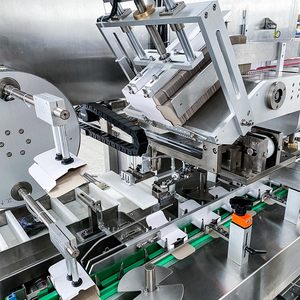 Machine d'emballage horizontale à grande vitesse pour boîtes pliables, contrôlé<span class=keywords><strong>e</strong></span> par écran tactile, pour petites boîtes, ligne d'emballage - Product Image 4