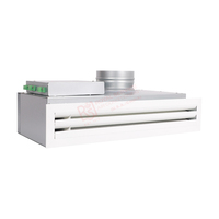 Fourniture d'usine Chauffage Radiateur Chambre Boîte de contrôle thermique VAV diffuseur HVAC Système d'air frais commercial Boîte de plénum linéaire lourve
