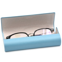 Étui à lunettes en cuir PU personnalisé BestClean avec logo d'usine, boîte de rangement portable faite à la main, étui de protection souple pour lunettes