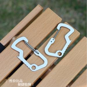 Mosquetón de Acero Inoxidable con Hebilla Ajustable para Equipo de Escalada - Product Image 2