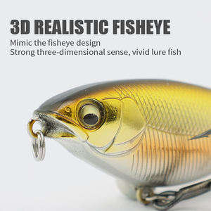 เหยื่อตกปลา BUBBA Whopper Plopper แบบแท่งลอยน้ำ เหยื่อแข็ง 6.5 กรัม 10 กรัม สำหรับปลาแบส ปลาเทราต์ ปลาไพค์ ปลาแซลมอน เหยื่อปลอม ผลิตตามแบบ OEM - Product Image 4