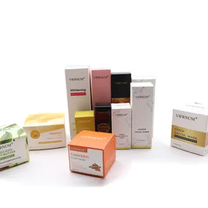Échantillon gratuit de boîte d'emballage d'huile essentielle bon marché avec logo personnalisé crème pour le visage soins de la peau boîtes en carton pliantes impression