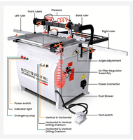 Machine de perçage latéral CNC durable pour le travail du bois, à une rangée de 21 moteurs, pour le perçage du bois, fabriquée en Chine