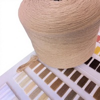Fil à tricoter plat 28NM/2 en mélange de laine et d'acrylique (15% laine, 85% acrylique), teint, antibactérien, super doux pour pulls