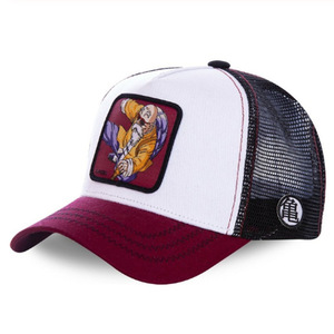 <span class=keywords><strong>Gorra</strong></span> de Béisbol Personalizada de Fábrica al Por Mayor, de Anime, Bordado de Dibujos Animados de <span class=keywords><strong>Dragon</strong></span> <span class=keywords><strong>Ball</strong></span>, Hip-Hop, a la Moda, de Verano, Material de Poliéster, Borde Flexible - Product Image 2