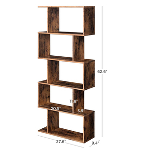 Kệ Sách Tự Đứng Màu Trắng Kệ Sách Bằng Gỗ Kệ Sách Trưng Bày Hình Khối Kệ Sách 6 Tầng - Product Image 5