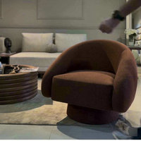 Fauteuil d'appoint moderne pour salon avec pieds en bois, fauteuils durables et écologiques de style antique pour la maison, le bureau, l'hôtel, l'entrepôt