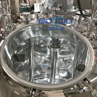 Homogénéisateur de 1000 litres en acier inoxydable réacteur sous vide émulsifiant liquide homogénéisateur machine mélangeur d'homogénéisation cosmétique