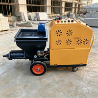 Machine de pulvérisation de mortier de béton 7,5 kW à alimentation directe d'usine, portée horizontale de 100 m pour travaux de revêtement de ponts