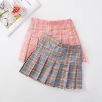 חמוד בנות קפלים חצאיות ילדי ילדי של אחיד קוריאני סגנון בית ספר תלמיד מחלקת חצאיות בגדים