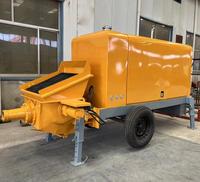 Pompe à béton diesel montée sur remorque 30/50/40/90m³/h à vendre