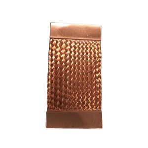 Hohe Leitfähig keit Lila Kupfer geflochtene flexible Sammel schiene Bare C11000 Kupfer geflechts tange - Product Image 5