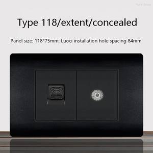 Enchufe y toma de corriente avanzados para satélite serie 118, PC, electrodomésticos, TV y LAN - Product Image 3