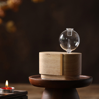 Diffuseur d'huiles essentielles automatique électrique sans eau en bois personnalisé de style fantastique, parfum d'ambiance, aromathérapie