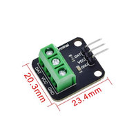 DS18B20 Kit Modul Sensor Suhu Tahan Air 100CM Kabel Sensor Digital Adaptor Terminal Probe Baja Tahan Karat untuk Arduino