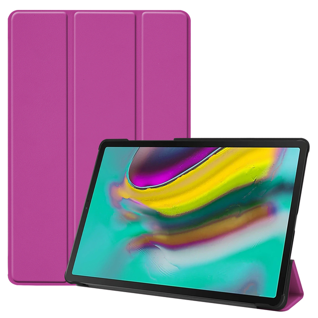Tri-Fold Shockproof Full Pu Leather Slim Tablet Case Pc Protective Cover for Samsung Galaxy Tab S5E 10.5Inch T720 T725