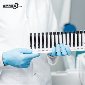 ถุงมือไนไตรล์ Ammex สีน้ำเงิน ปราศจากแป้ง ปราศจากน้ำยาง สำหรับใช้ในงานอุตสาหกรรม ห้องปฏิบัติการ และทำความสะอาด - Product Image 2