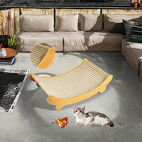 Livraison rapide détachable lin chat hamac confortable chat lit planche à gratter été jouets pour animaux de compagnie accessoires lavable chat hamac