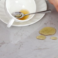 0.08-0.15MM nappe ronde transparente protecteur bureau buvard tapis clair étanche anti-rayures couverture de Table pour la décoration intérieure