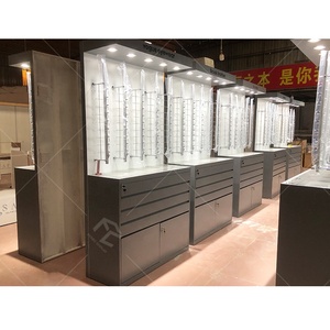 Bán buôn quang cửa hàng hiển thị <span class=keywords><strong>LED</strong></span> chiếu sáng có thể khóa quang khung hiển thị kệ gỗ kính hiển thị Showcase - Product Image 3